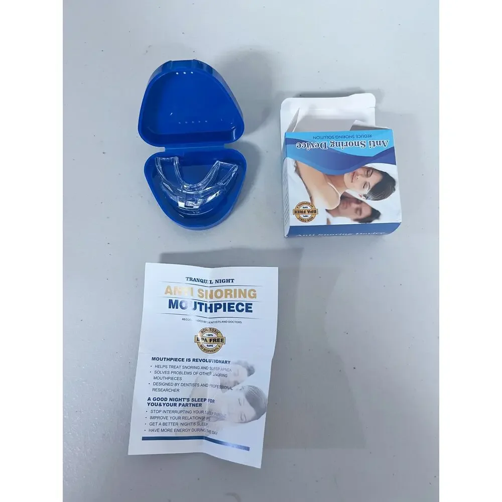 BPA Free Anti Snoring Mouthpiece for Adults, Dentist Approved Snore Stopper